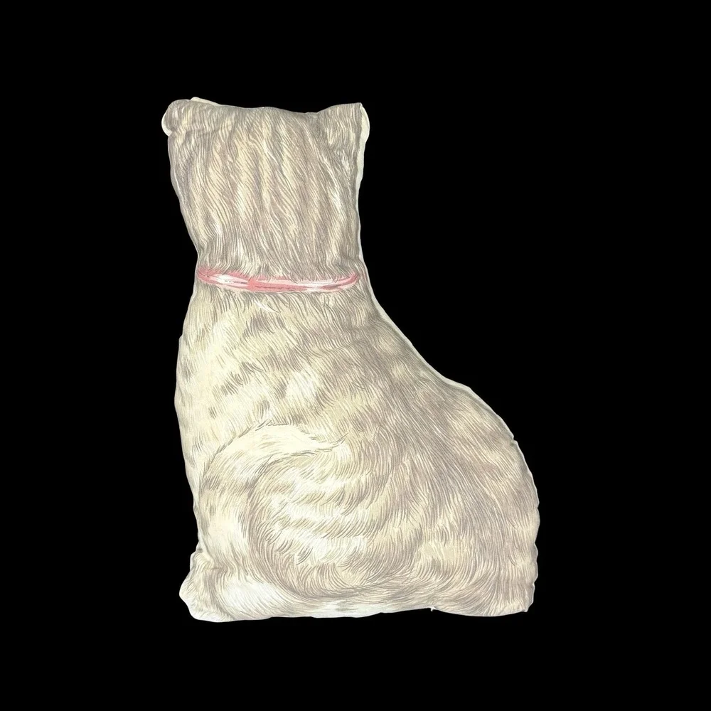 Tabby Cat Shaped Pillow 3D Cottagecore Country Grannycore Kitsch Vintage